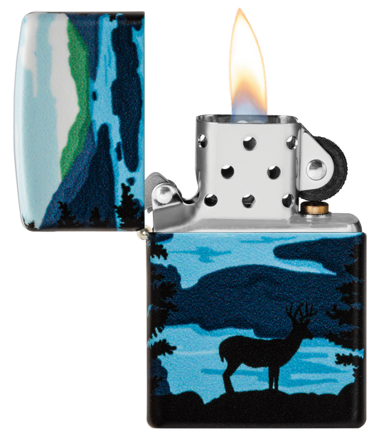 Zippo vžigalnik 49483 Deer & Landscape