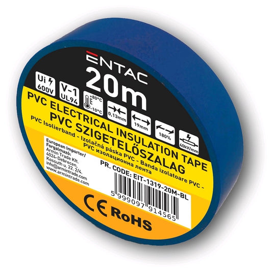 Entac 914565 Izolacijski trak 20m, 0.13x19mm