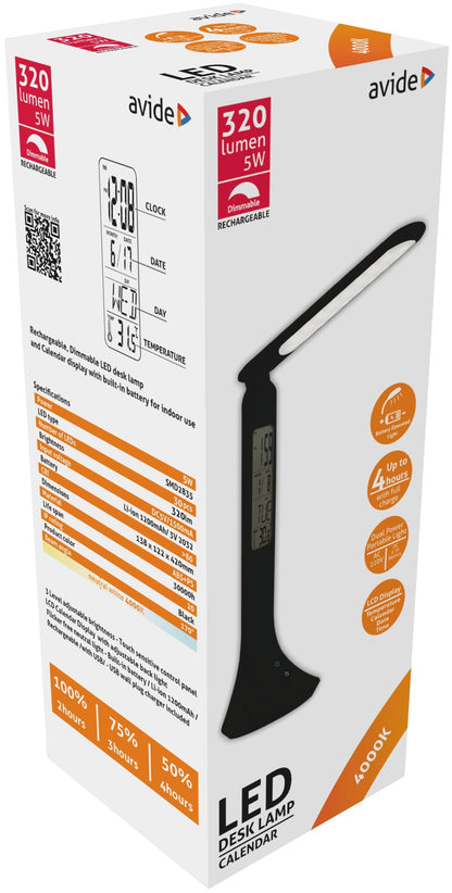 Avide 920726 Namizna svetilka Calendar LED 5W