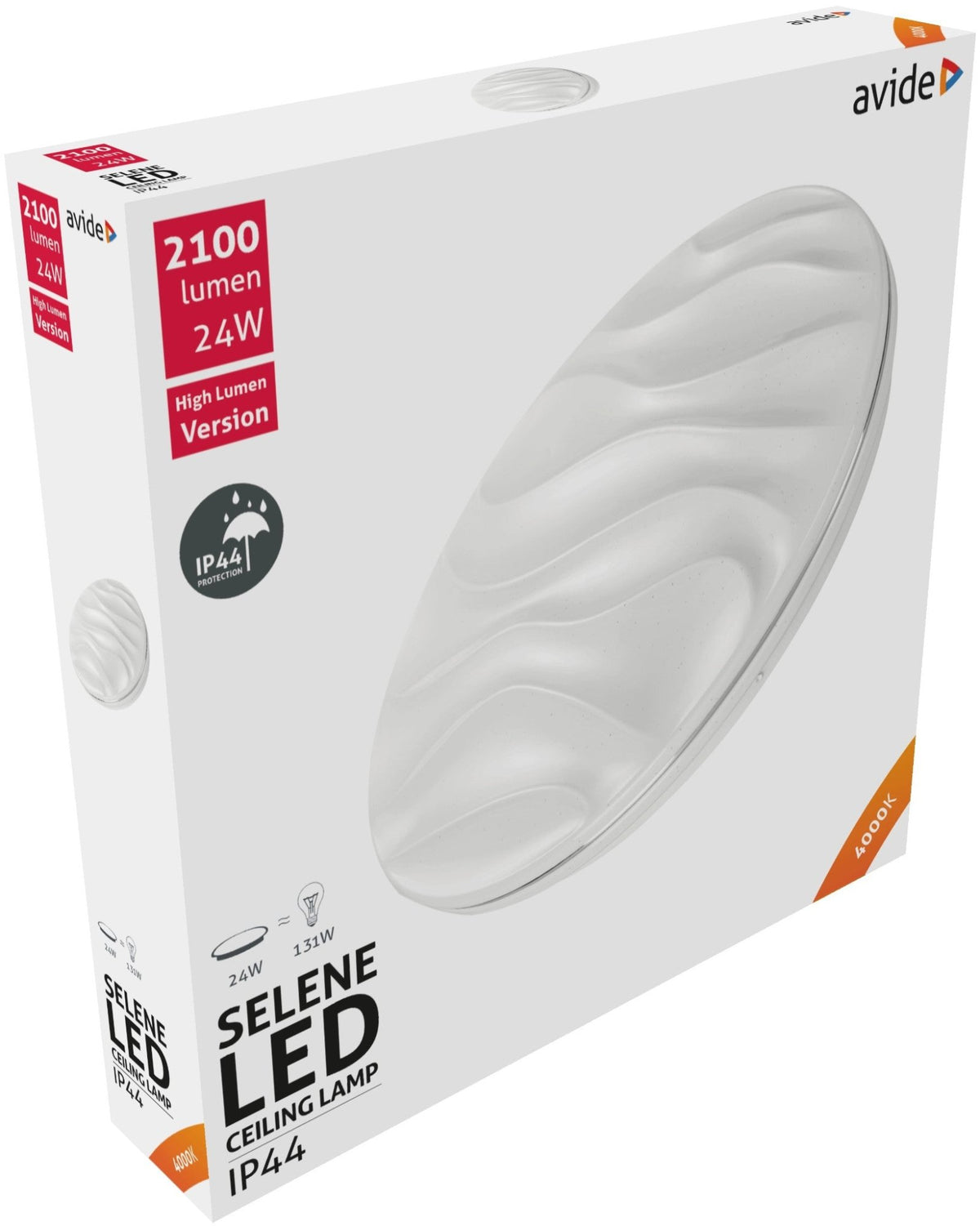 Avide 927527 Stropna svetilka Selene LED 24W NW 2100 lm
