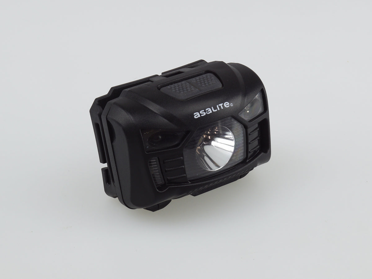 Asalite ASAL0169 Naglavna polnilna svetilka 3W CREE LED / 2x rdeče SMD LED diode