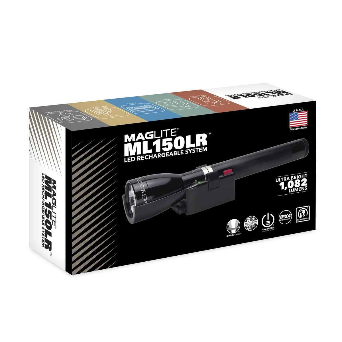 Maglite ML150LR-4019F Polnilna svetilka LED 458 m 1082 lm