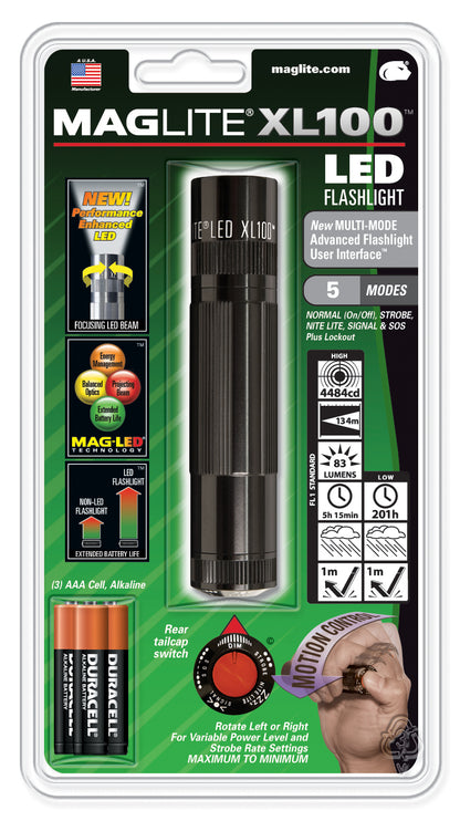 Maglite XL100-S3016 Baterijska svetilka XL100 LED 130 m (blister)